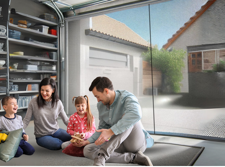 Magnetic mesh screen doors