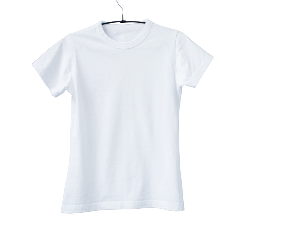 white t shirt in London UK