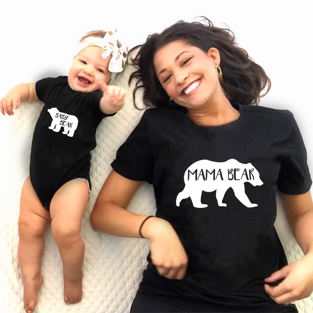 mum and baby matching tshirts